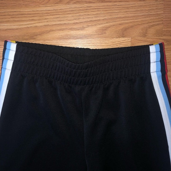 Express rainbow strip snap track pants. Size XS. - Picture 3 of 4